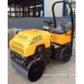 Small steel wheel asphalt roller, 1 ton ride on mini compactor road rollers (FYL-880)